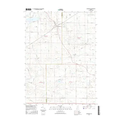2016 Map of Churubusco, 2016 Print