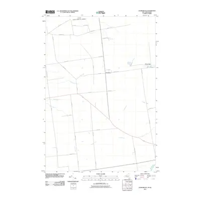 2010 Map of Churubusco, 2010 Print