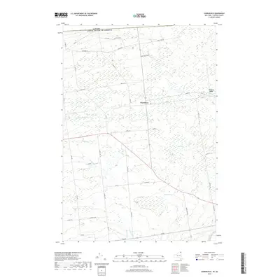 2019 Map of Churubusco, 2019 Print