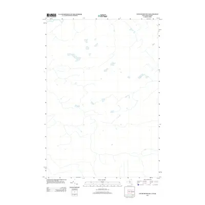 2013 Map of Churubusco OE N, 2013 Print
