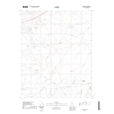2023 Map of Chuska Lake, 2023 Print