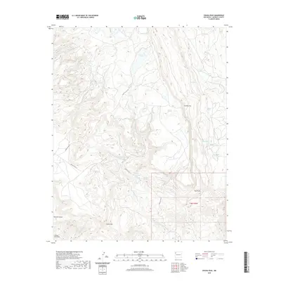 2020 Map of Chuska Peak, 2020 Print