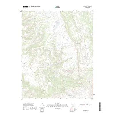 2023 Map of Chuska Peak, 2023 Print