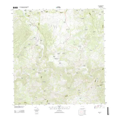 2013 Map of Ciales, 2013 Print