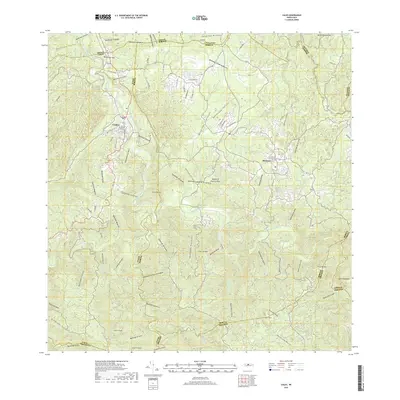 2018 Map of Ciales, 2018 Print