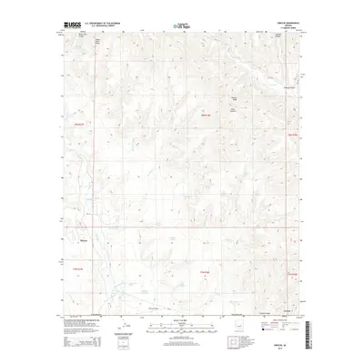 2014 Map of Cibecue, 2014 Print
