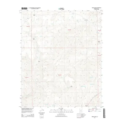 2014 Map of Cibecue Peak, 2014 Print