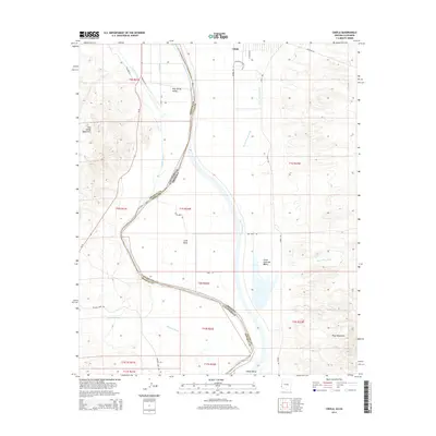 2014 Map of Cibola, 2014 Print