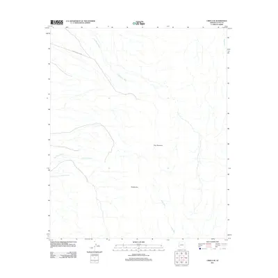 2011 Map of Cibola SE, 2011 Print