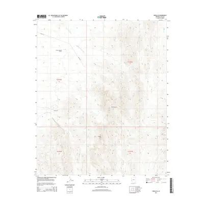 2014 Map of Cibola SE, 2014 Print
