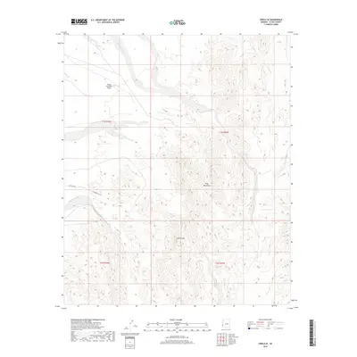 2018 Map of Cibola SE, 2018 Print