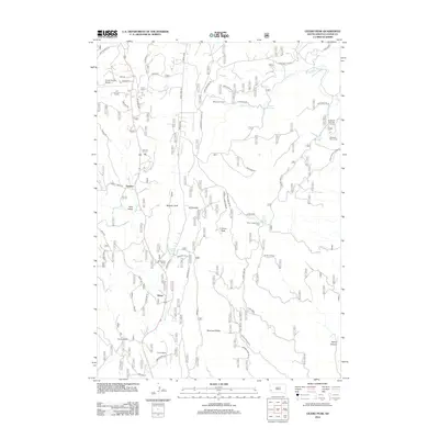 2012 Map of Cicero Peak, 2012 Print