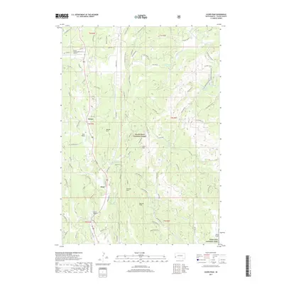 2017 Map of Cicero Peak, 2017 Print
