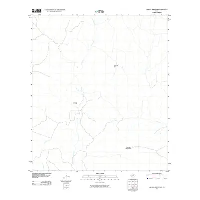 2010 Map of Cienega Mountains, 2010 Print