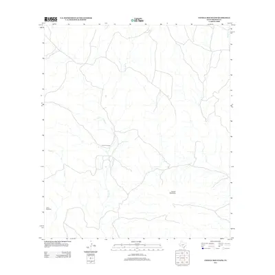 2012 Map of Cienega Mountains, 2012 Print