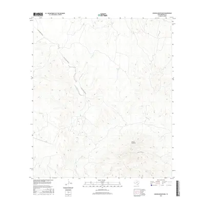 2016 Map of Cienega Mountains, 2016 Print