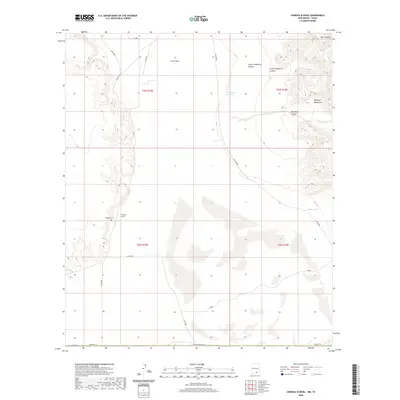 2020 Map of Cienega School, 2020 Print