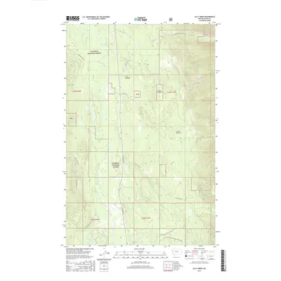 2017 Map of Cilly Creek, 2017 Print