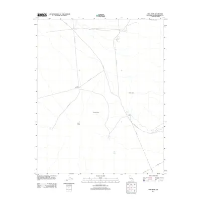 2012 Map of Cima Dome, 2012 Print