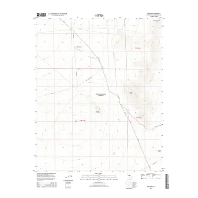 2015 Map of Cima Dome, 2015 Print