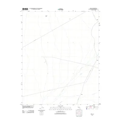 2012 Map of Cima, 2012 Print