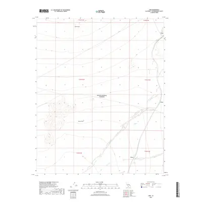 2018 Map of Cima, 2018 Print