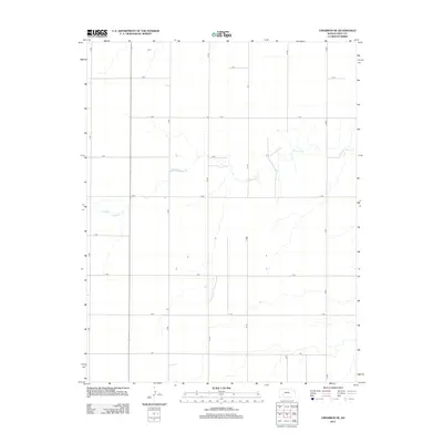 2012 Map of Cimarron NE, 2012 Print