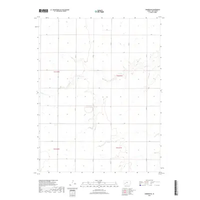 2018 Map of Cimarron NE, 2018 Print