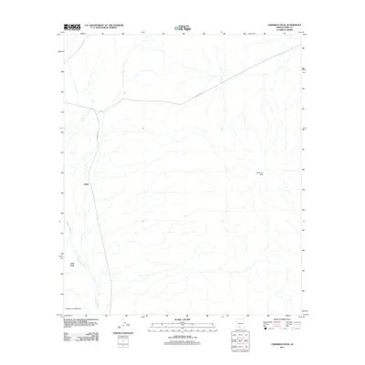 2011 Map of Cimarron Peak, 2011 Print