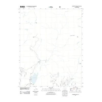 2011 Map of Cimarrona Peak, 2011 Print
