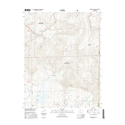 2016 Map of Cimarrona Peak, 2016 Print