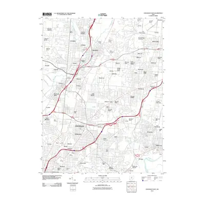 2010 Map of Cincinnati East, 2010 Print