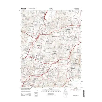 2013 Map of Cincinnati East, 2013 Print