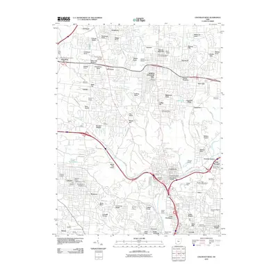 2010 Map of Cincinnati West, 2010 Print