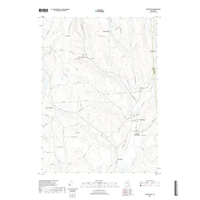 2019 Map of Cincinnatus, 2019 Print