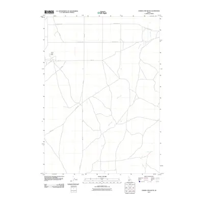 2010 Map of Cinder Cone Butte, 2010 Print