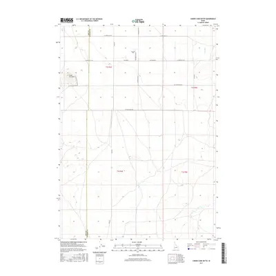 2017 Map of Cinder Cone Butte, 2017 Print