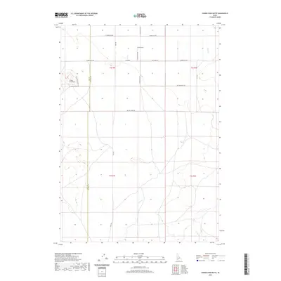 2020 Map of Cinder Cone Butte, 2020 Print