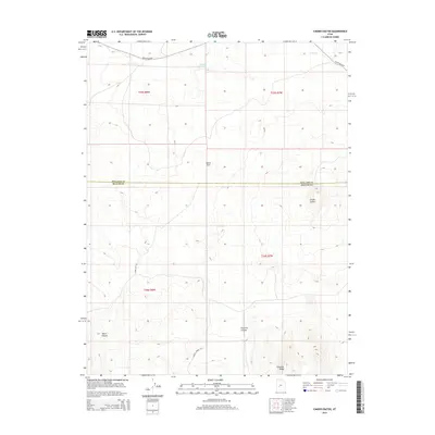 2014 Map of Cinder Crater, 2014 Print