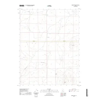2020 Map of Cinder Crater, 2020 Print