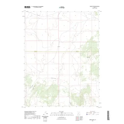 2023 Map of Cinder Crater, 2023 Print