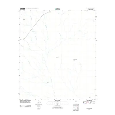 2011 Map of Cinder Hill, 2011 Print