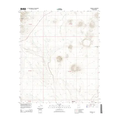2014 Map of Cinder Hill, 2014 Print