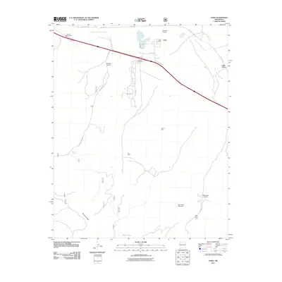 2011 Map of Ciniza, 2011 Print