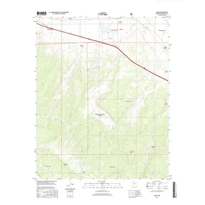 2017 Map of Ciniza, 2017 Print