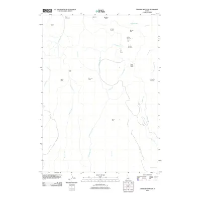 2010 Map of Cinnabar Mountain, 2010 Print