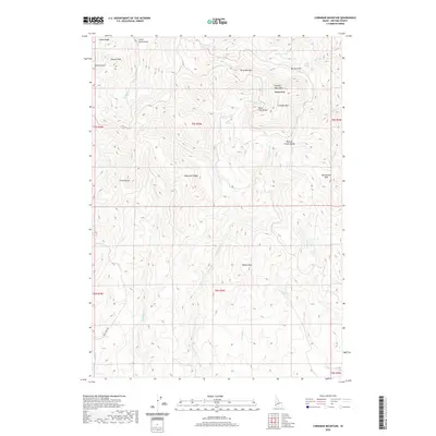 2020 Map of Cinnabar Mountain, 2020 Print