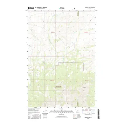 2017 Map of Cinnamon Peak, 2017 Print