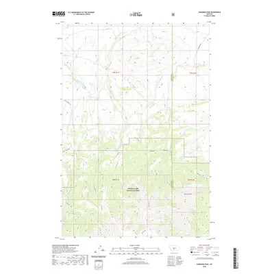 2020 Map of Cinnamon Peak, 2020 Print