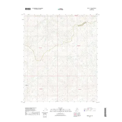 2018 Map of Circle A-1 SW, 2018 Print